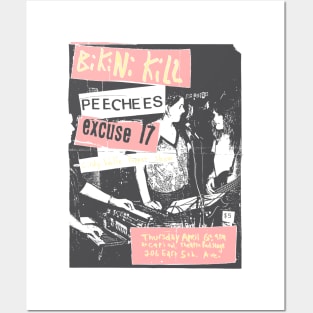 bikini kill peecees Posters and Art